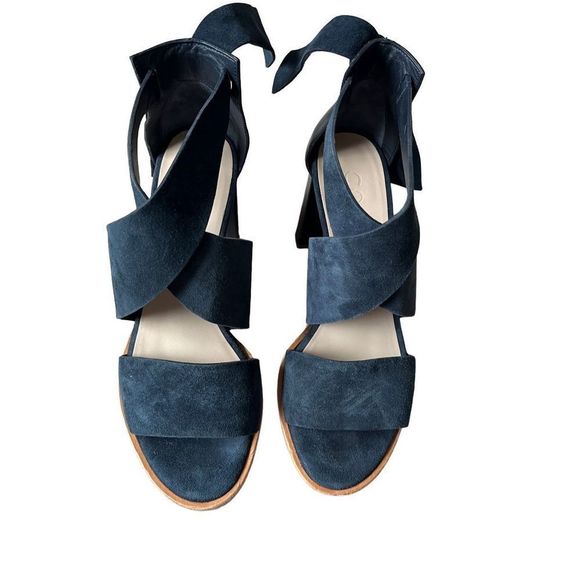 COS Navy Blue Sandals - Picture 5 of 13